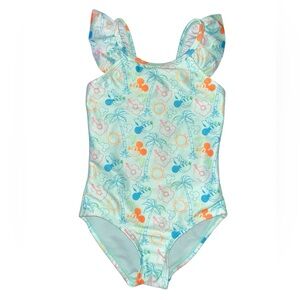 Disney One-Piece Swimsuit with Mickey & Minnie Tropical  Accents